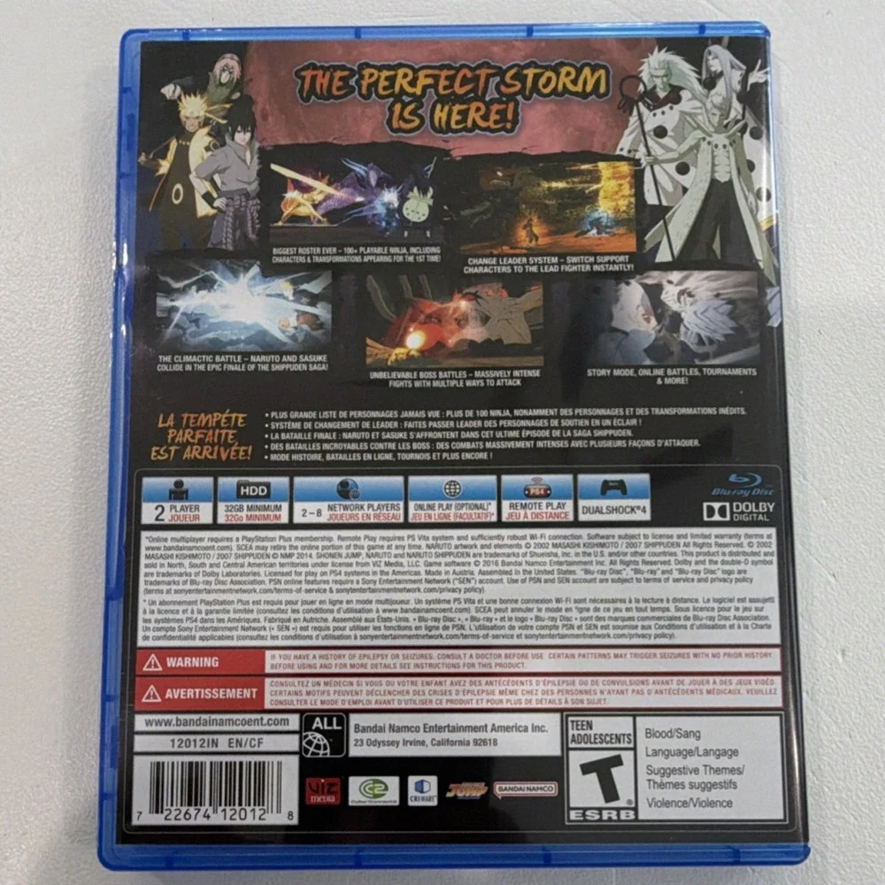 Naruto Shippuden Ultimate Ninja Storm 4 PS4